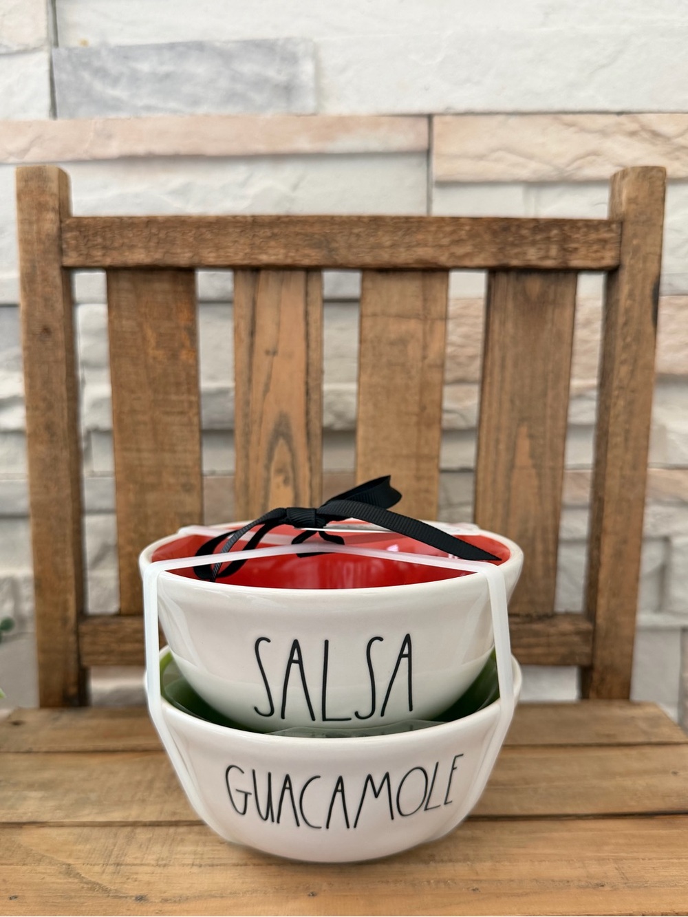 🆕 Rae Dunn | "SALSA & GUACAMOLE" Ceramic Dip Bowls!